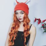 czapka z liskiem