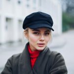elegancka czapka z daszkiem